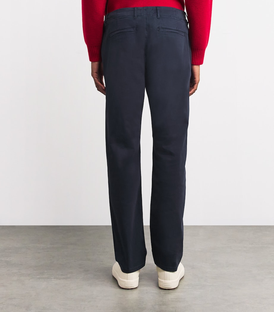 Stretch-Cotton Vincent Chinos DEEP ANCHOR Image 4