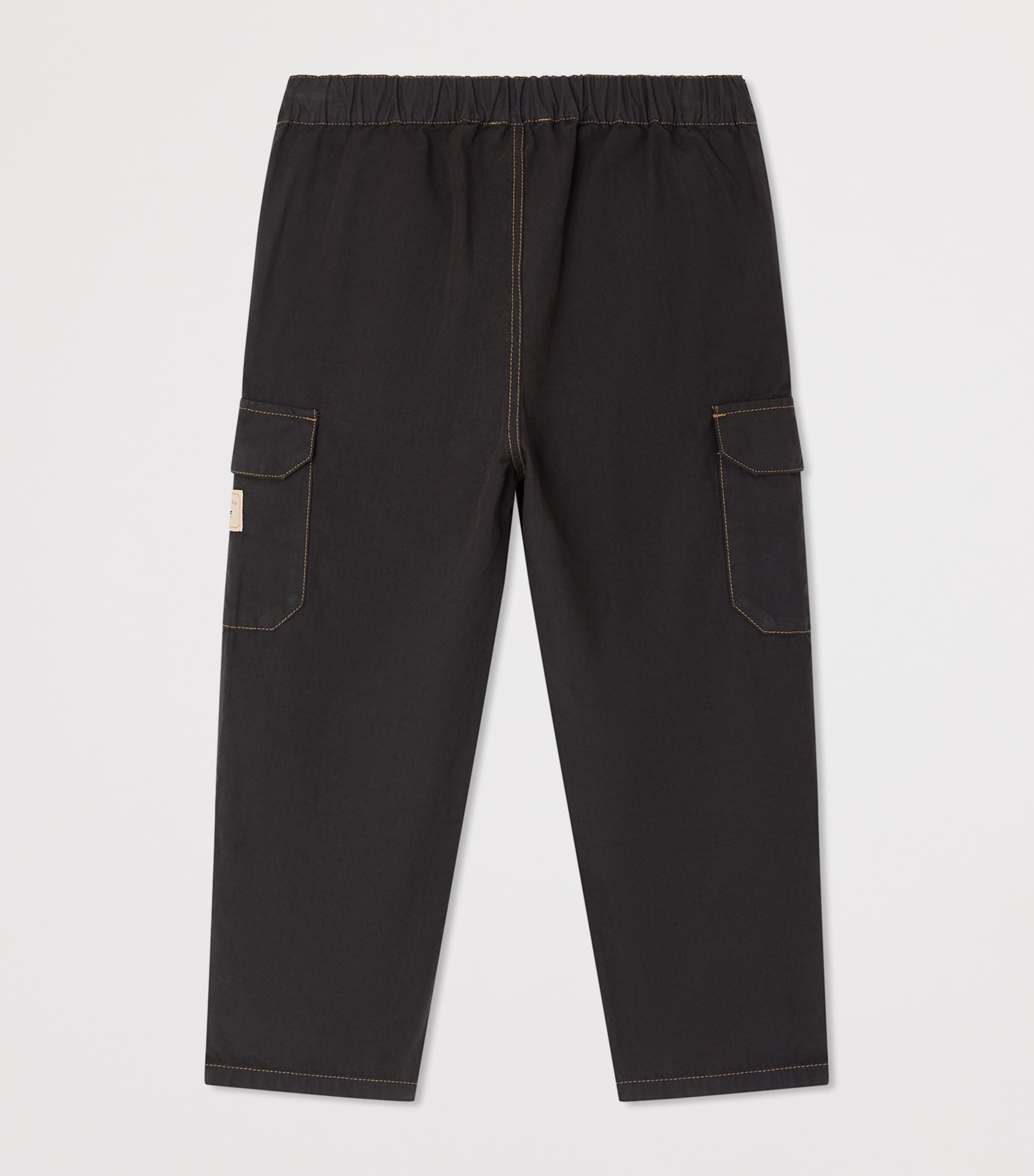 Bonpoint Drawstring Cargo Trousers (10-14 Years) Faux Noir Image 2