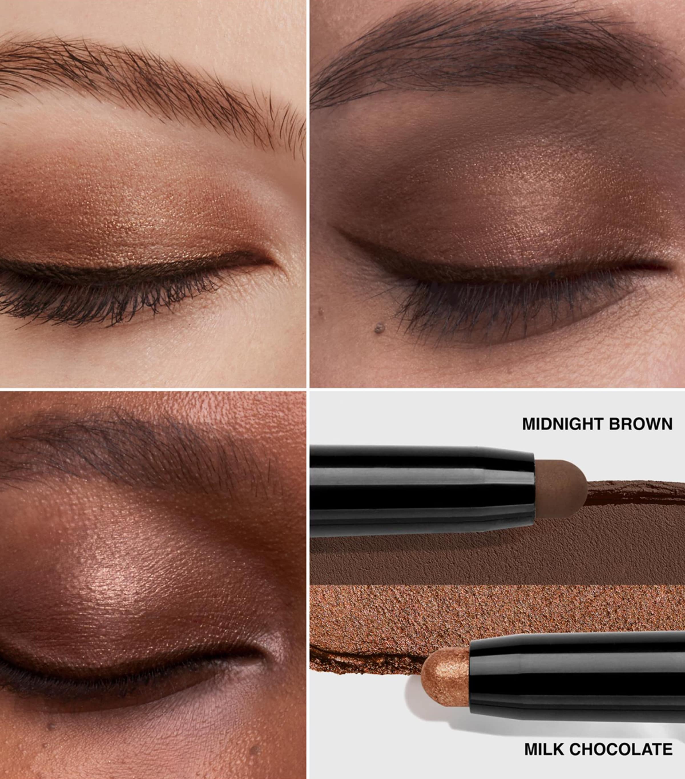 Dual-Ended Long-Wear Cream Shadow Stick MLK CHOC MDNGHT BRWN Image 3