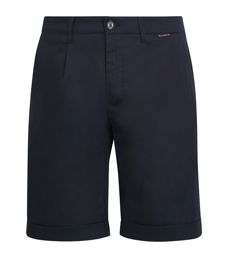 Cotton-Blend Alicudi Shorts U0498-BLU Image 1