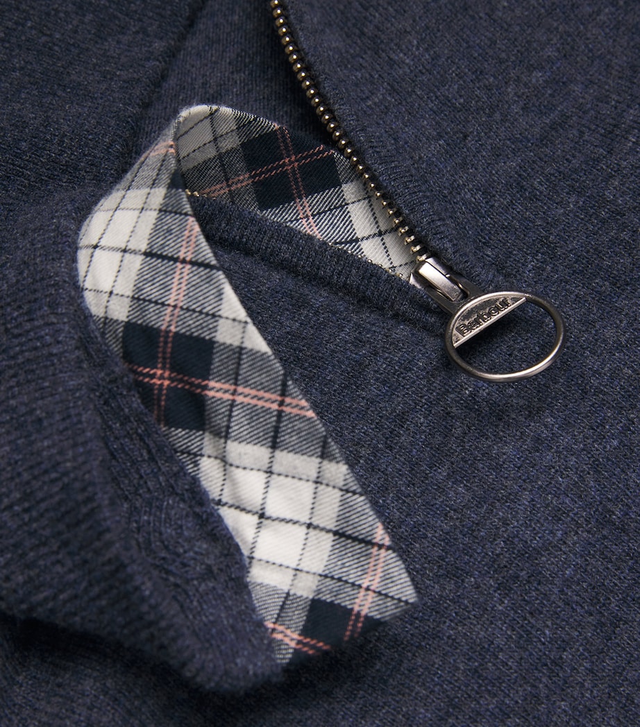Wool-Cashmere Waterbury Quarter-Zip Sweater NAVY Image 5