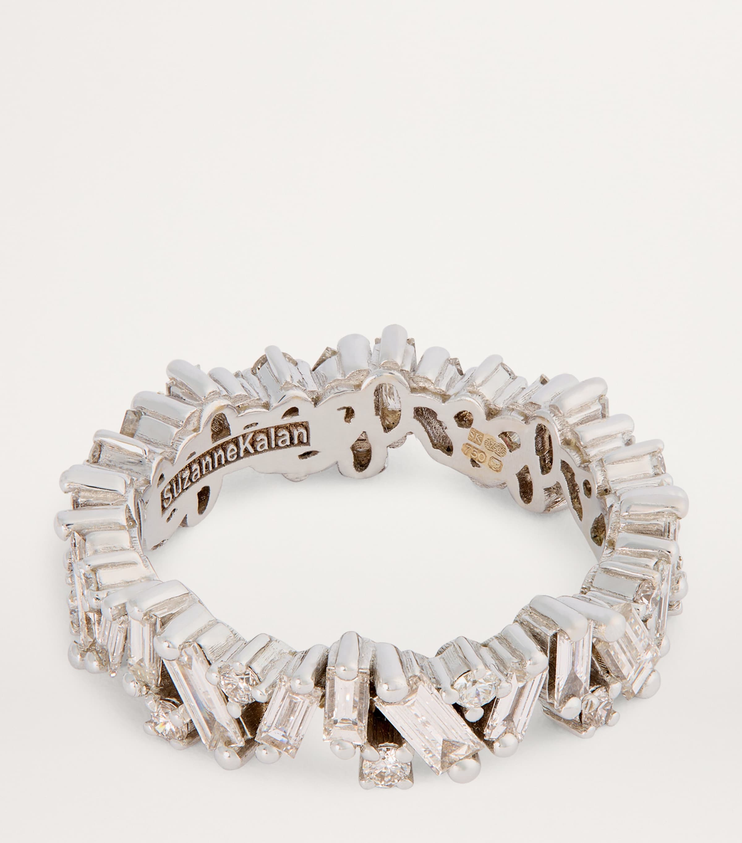 White Gold and Diamond Frenzy Ring (Size 5.5) 18K WG/WD Image 4