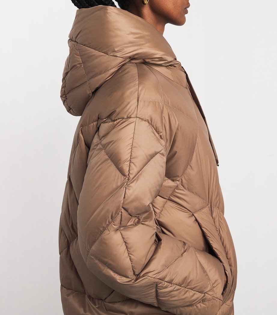 Down Water-Resistant The Cube Coat BROWN Image 6