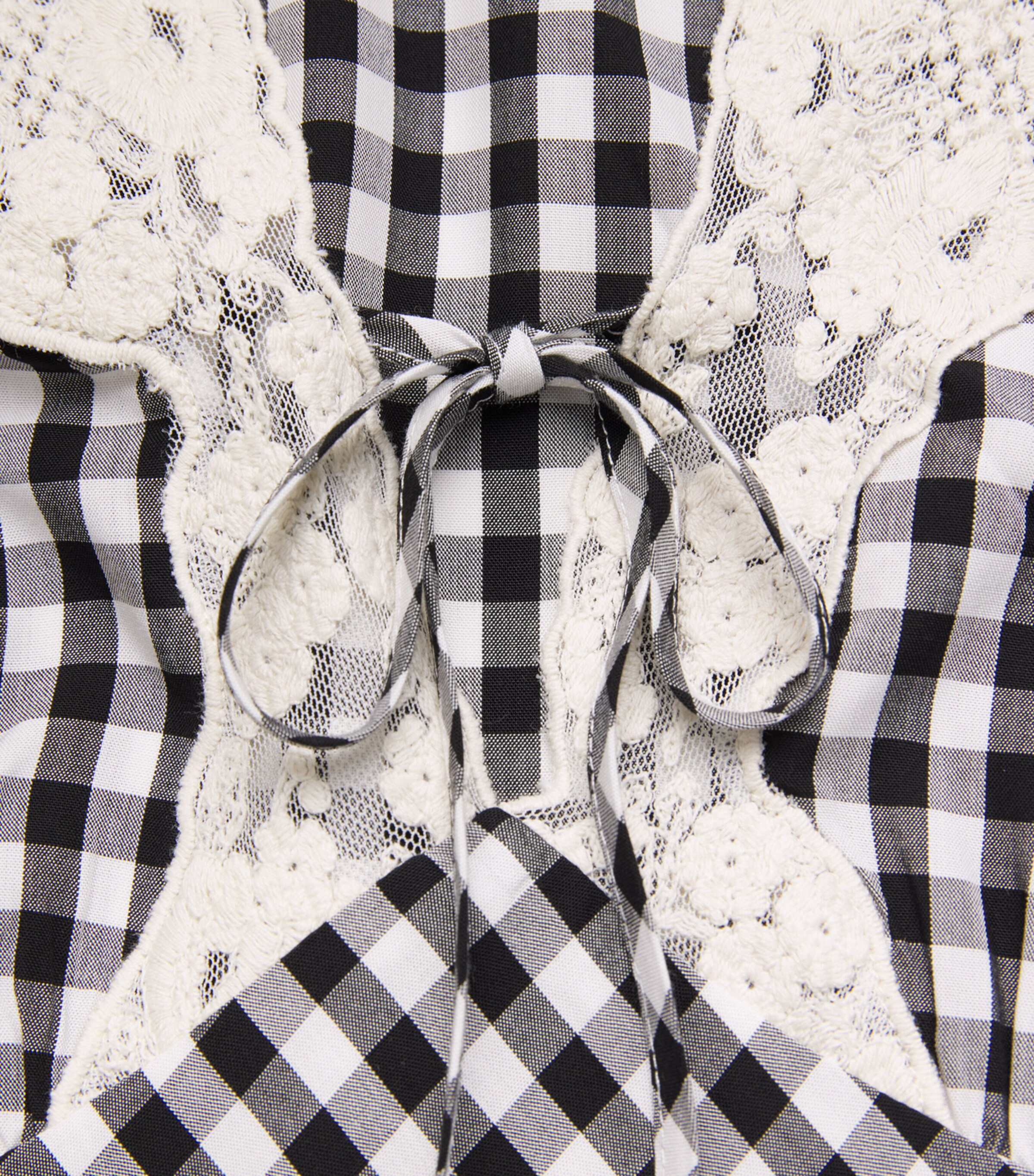 Rixo Womens Check Lacie Mini Dress Beth Check Black Image 6