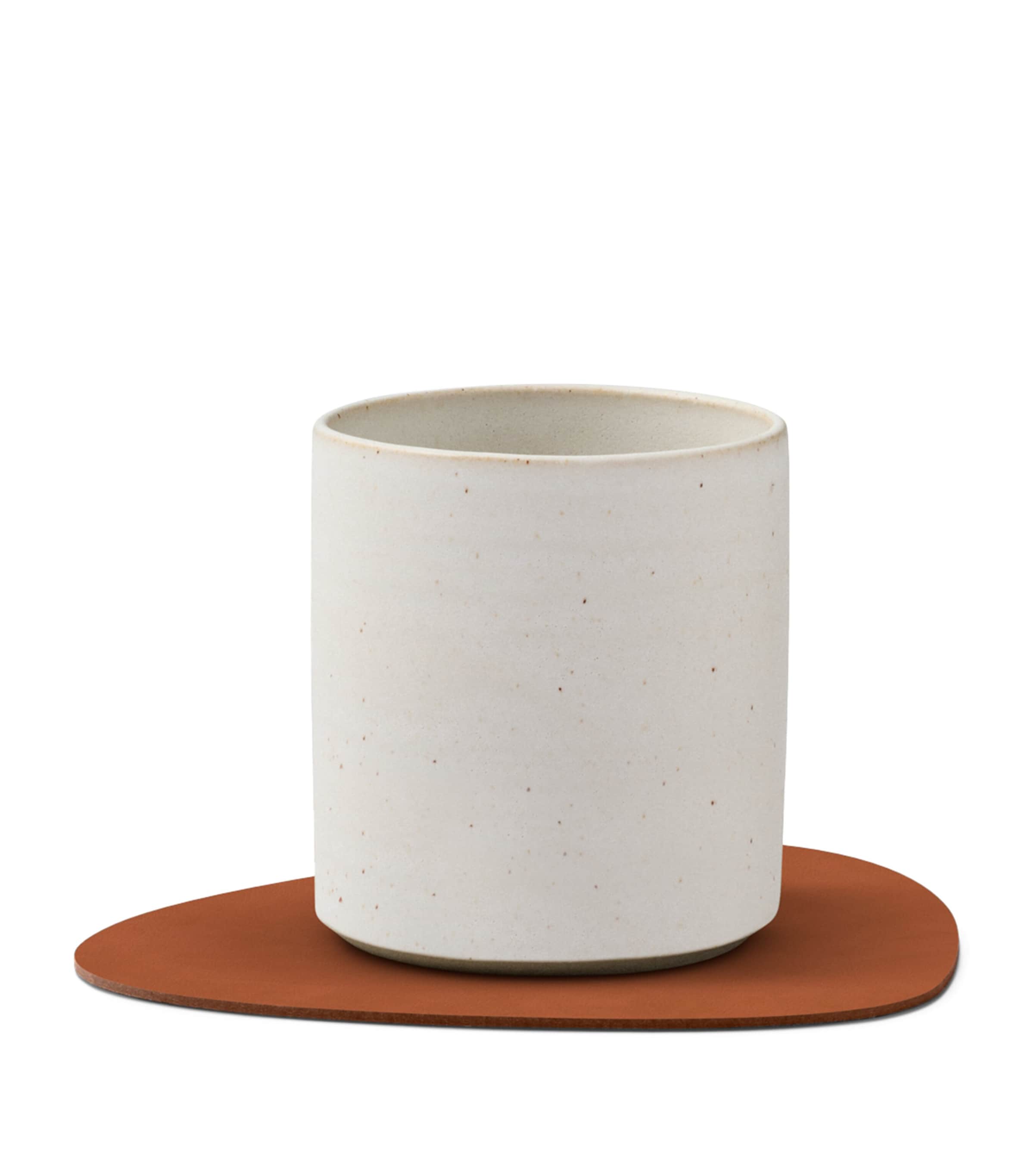 LIND DNA Curve Corduroy Coasters (Set of 4) Orange Image 2