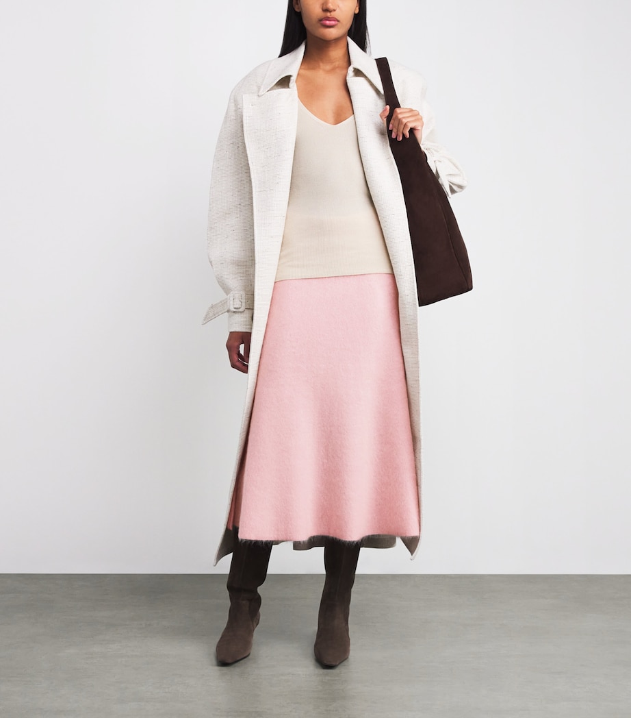 Wool-Mohair-Blend Midi Skirt 2200 ROSA QUARZO Image 2