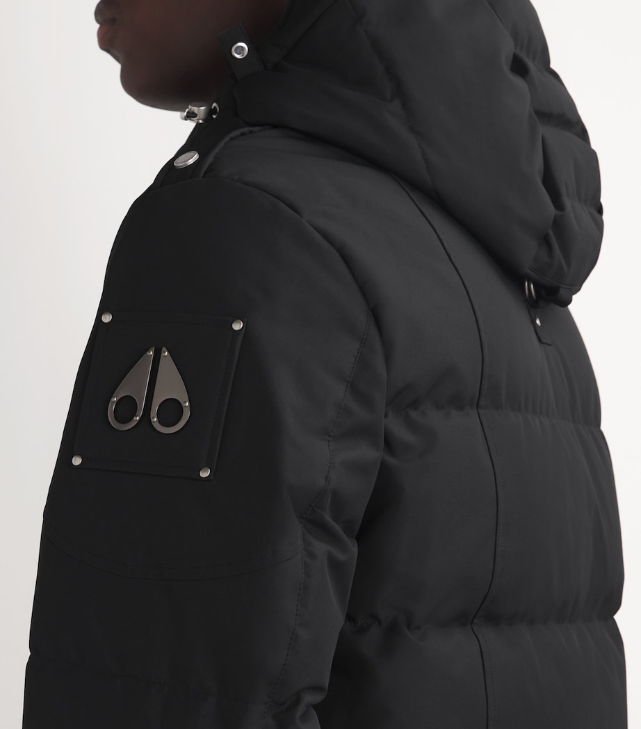 Down-Padded Cloud Parka Coat 305 - BLK/BLK Image 8