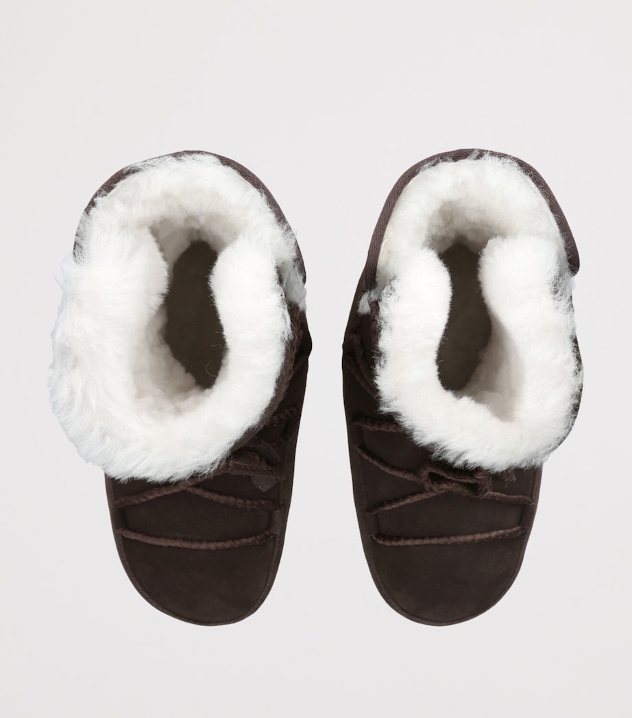 Suede EVX Ankle Boots DARK BROWN Image 4