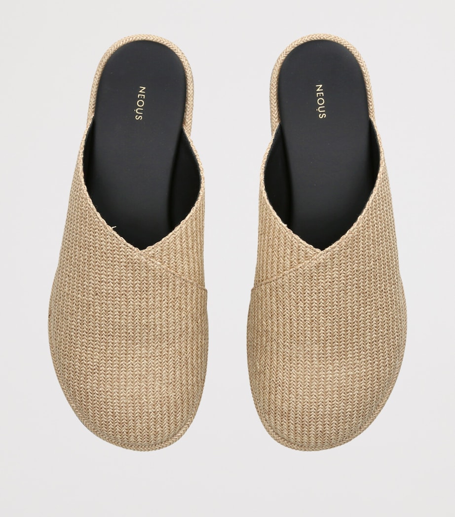 Raffia Atik Slides BEIGE Image 4