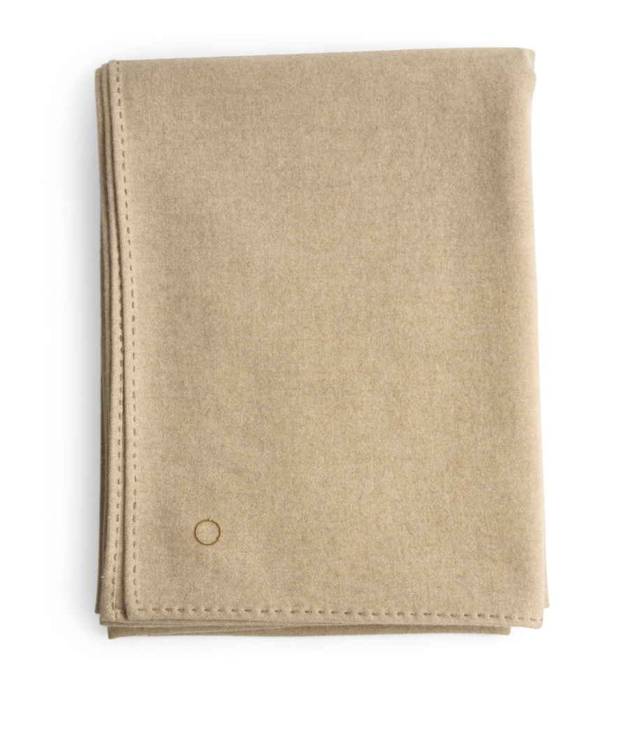 Cashmere Suono Throw (200cm x 145cm) BEIGE Image 1