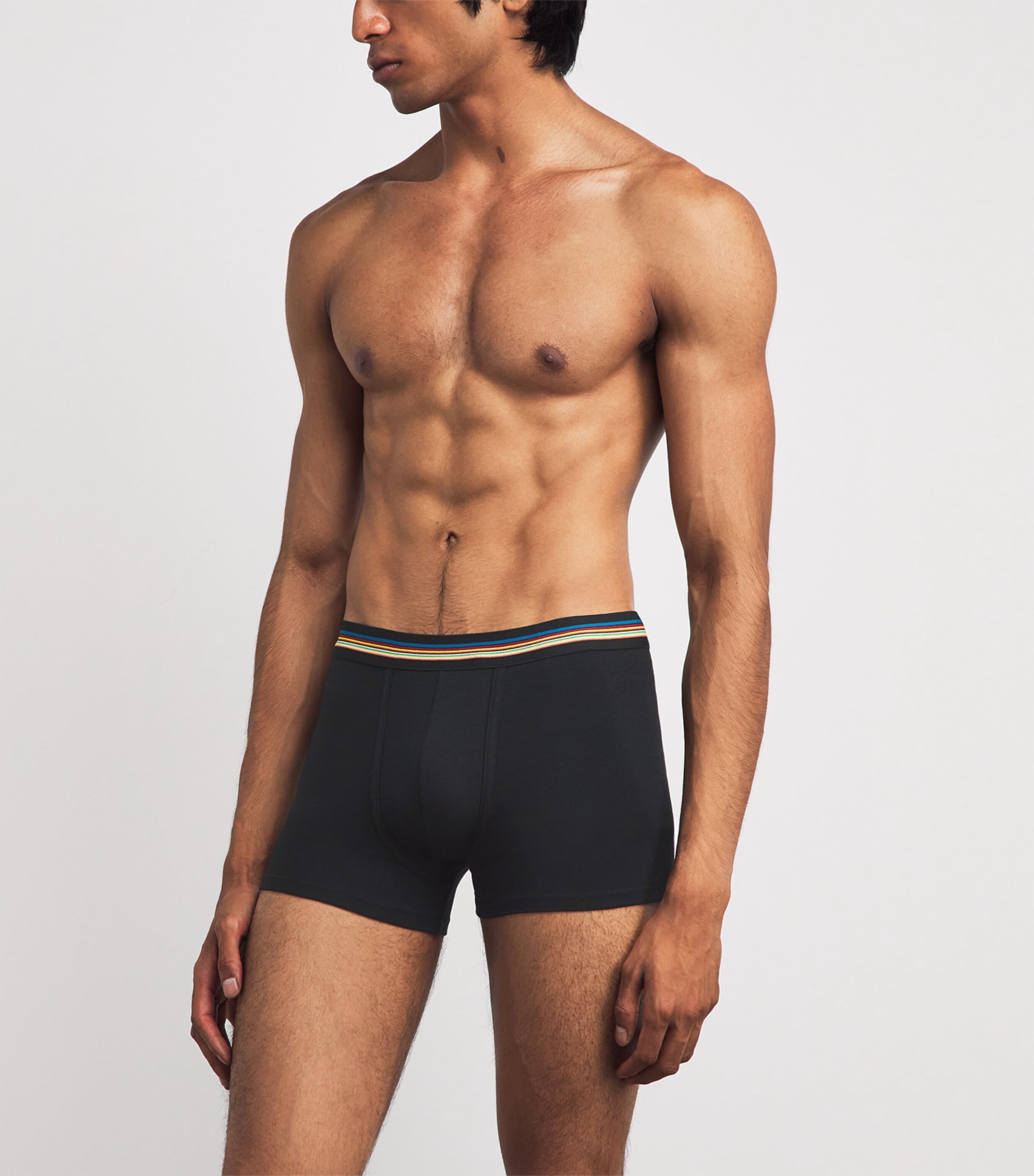 Paul Smith Mens Stretch-Organic Cotton Trunks (Pack of 3) Plate Image 2