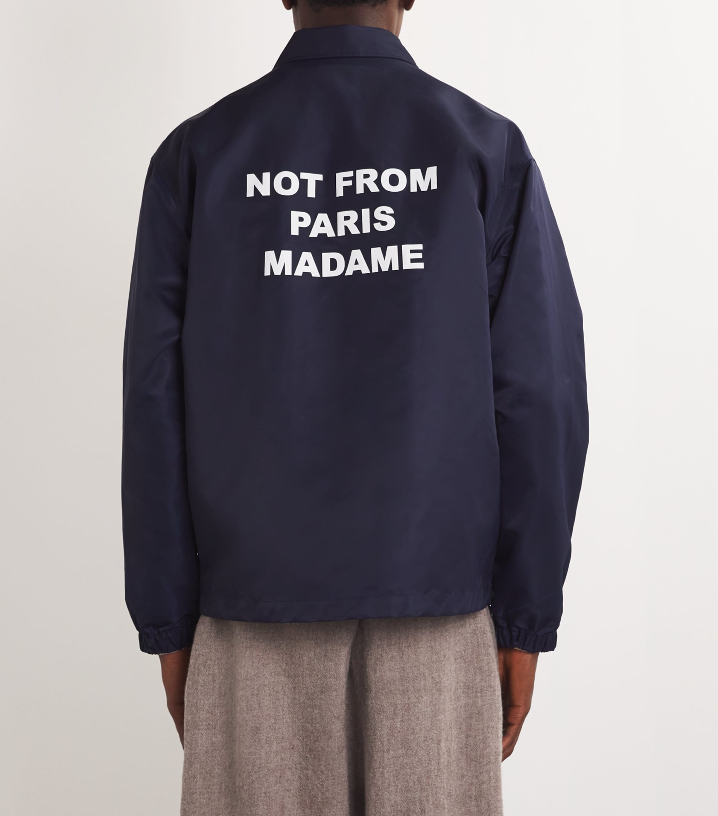 Graphic Print Jacket NAVY Image 4