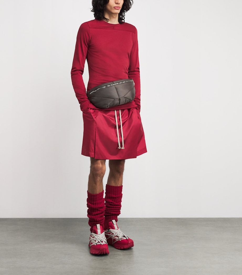 x Moncler Cotton Girder T-Shirt 438 - CARNELIAN Image 2