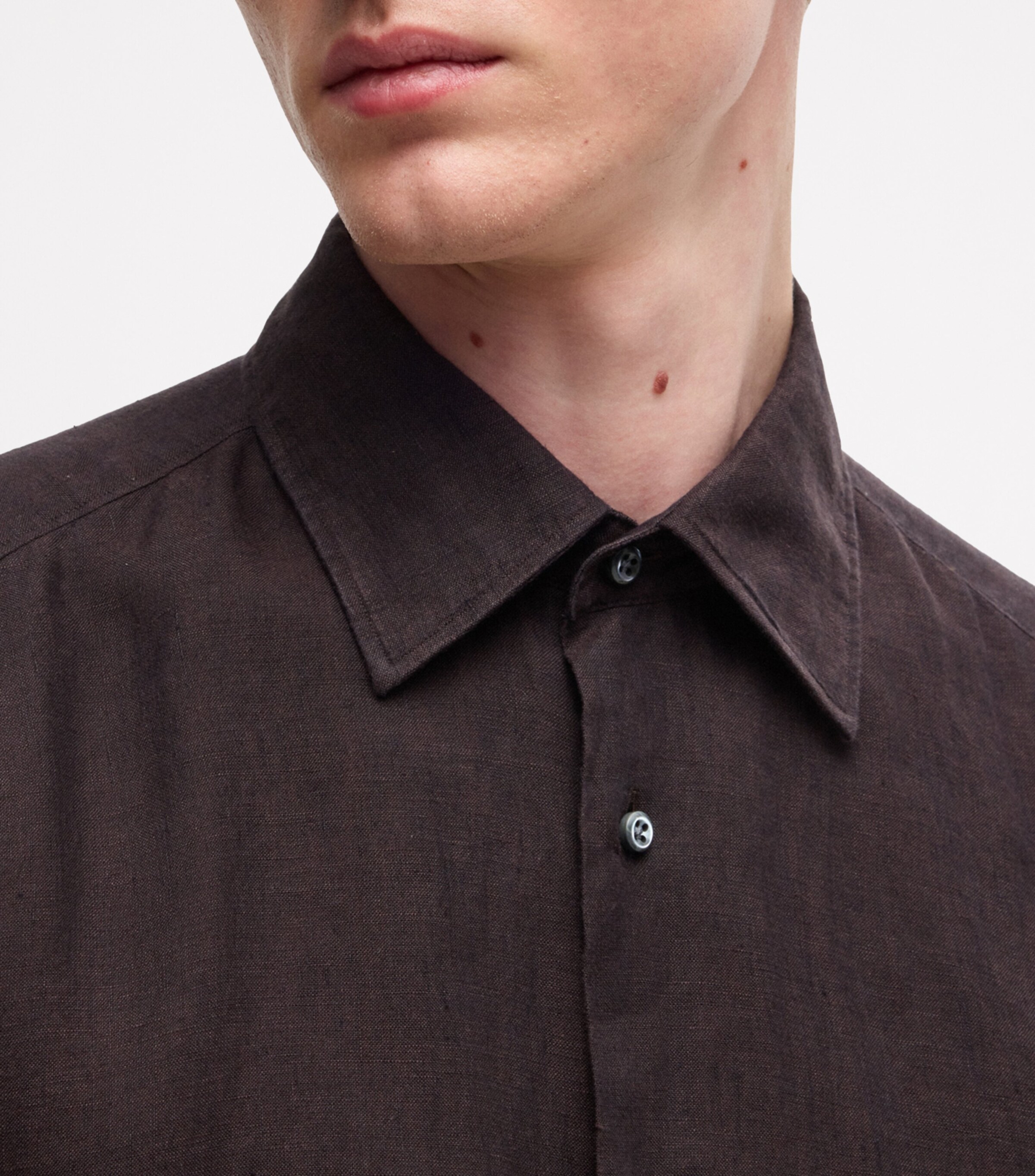 Linen Slim Shirt 203 Image 5