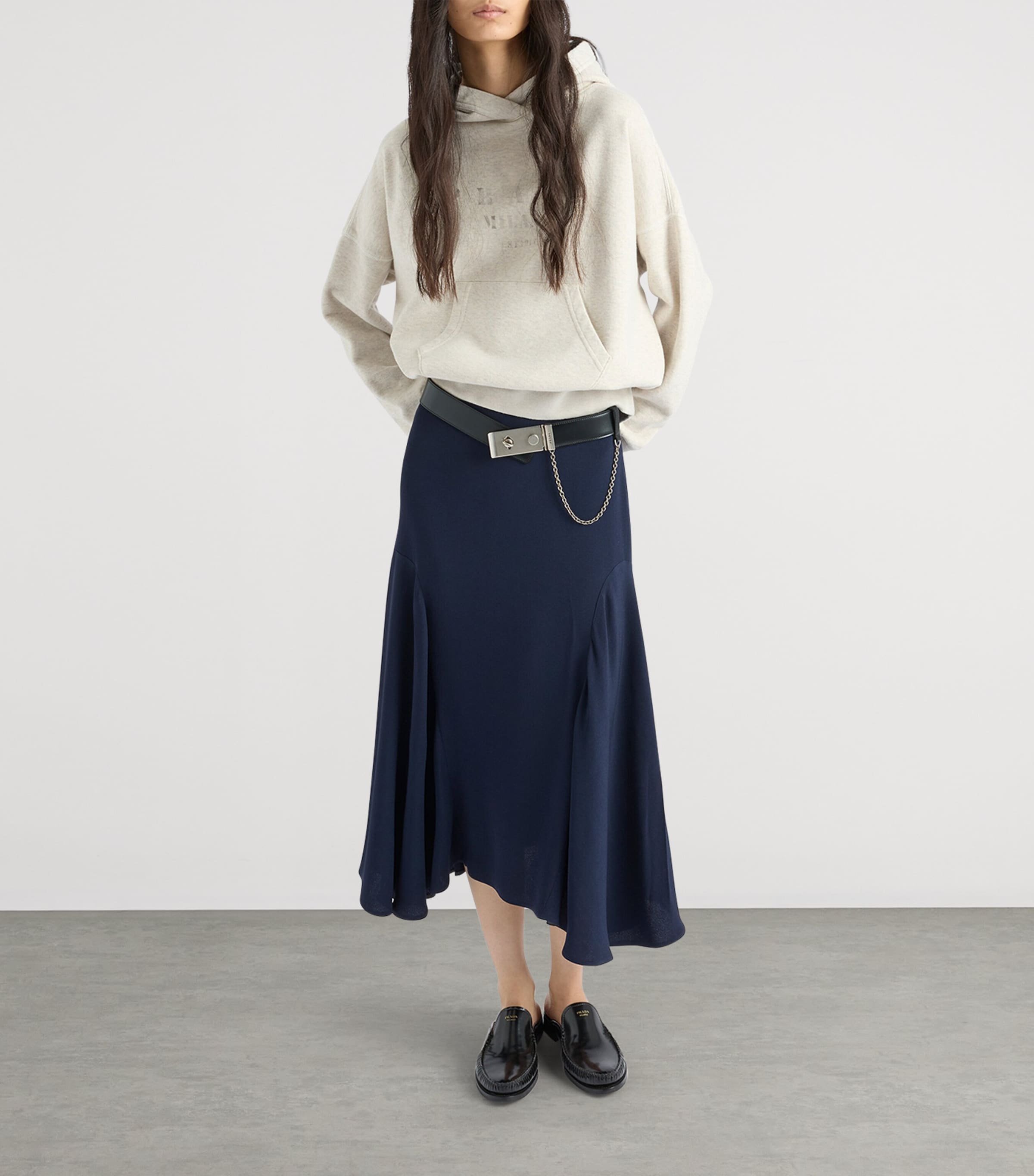 Cady Asymmetric Midi Skirt F0008 Image 4