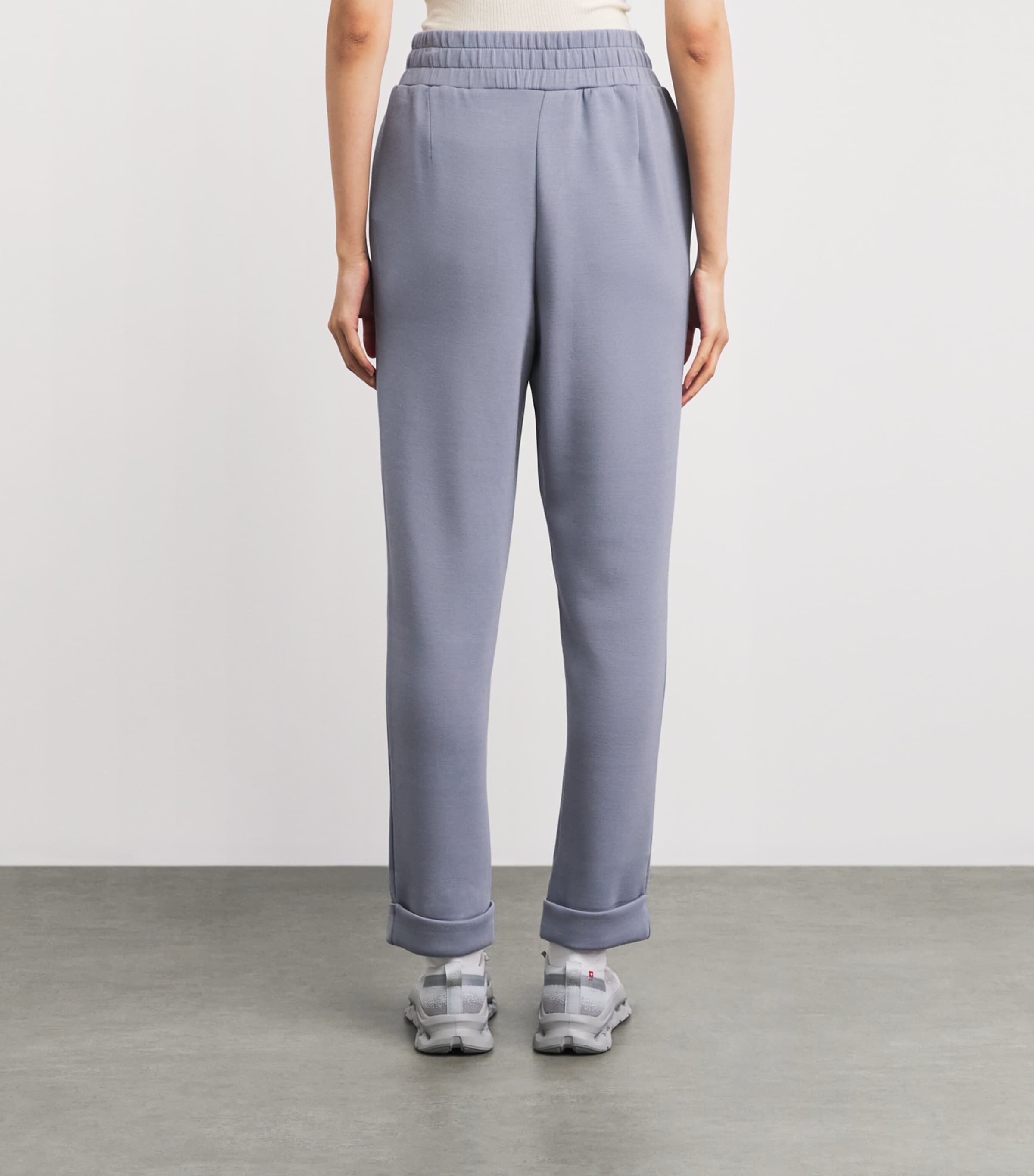 Varley Womens The Slim Cuff Sweatpants Wind Blue Image 5
