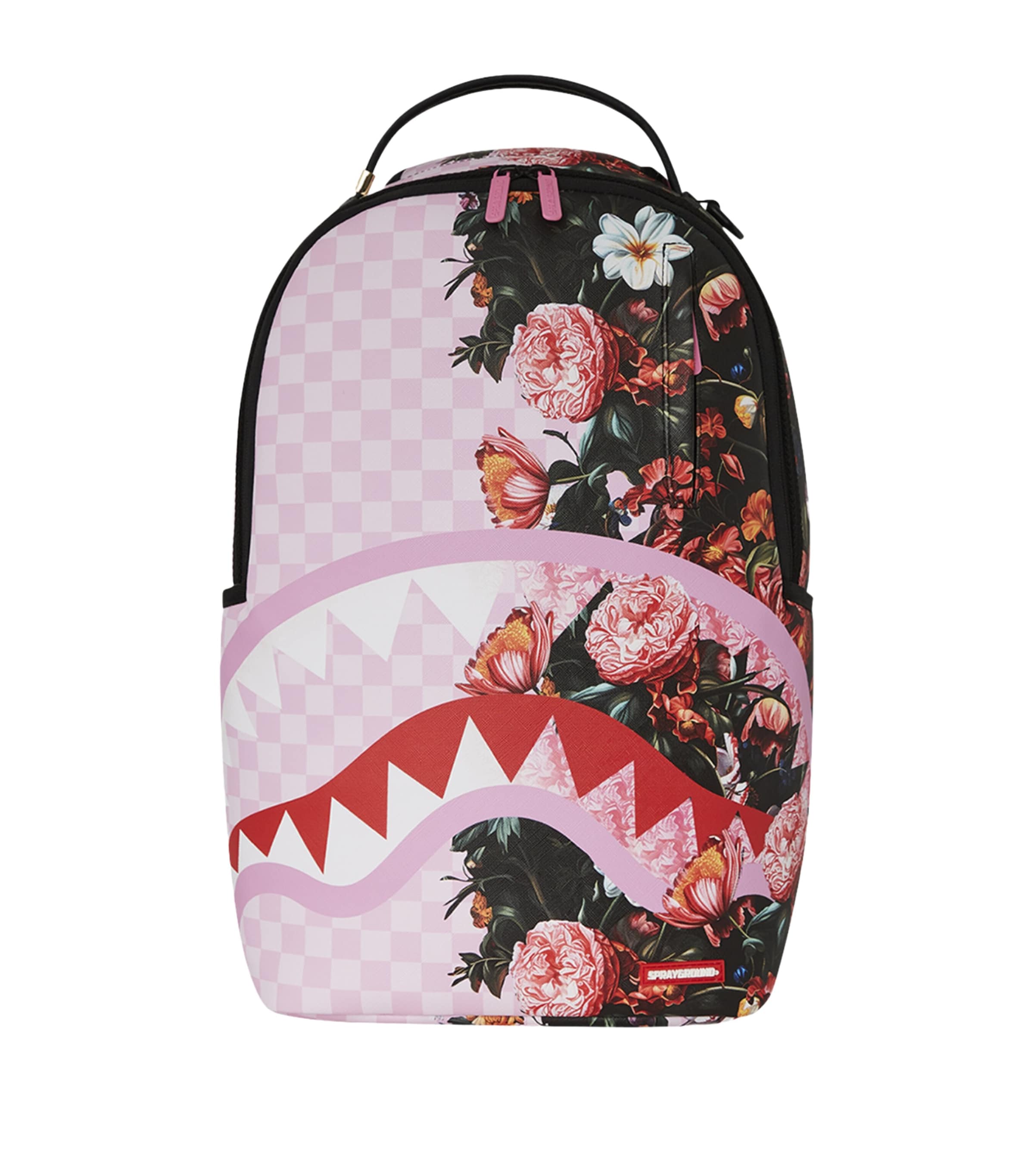 Pink Flowers Backpack PINK Image 1