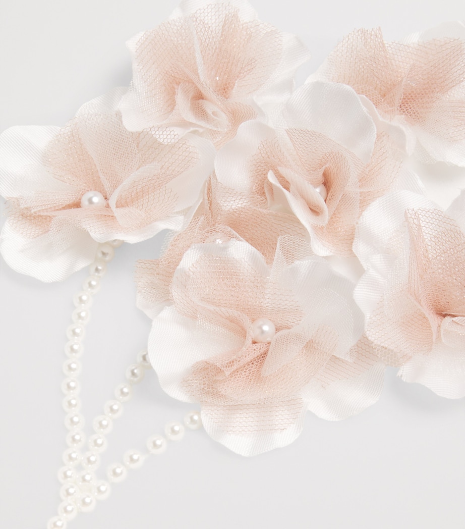 Cotton-Blend Embellished Blanket (75cm x 95cm) ROSA1 Image 2