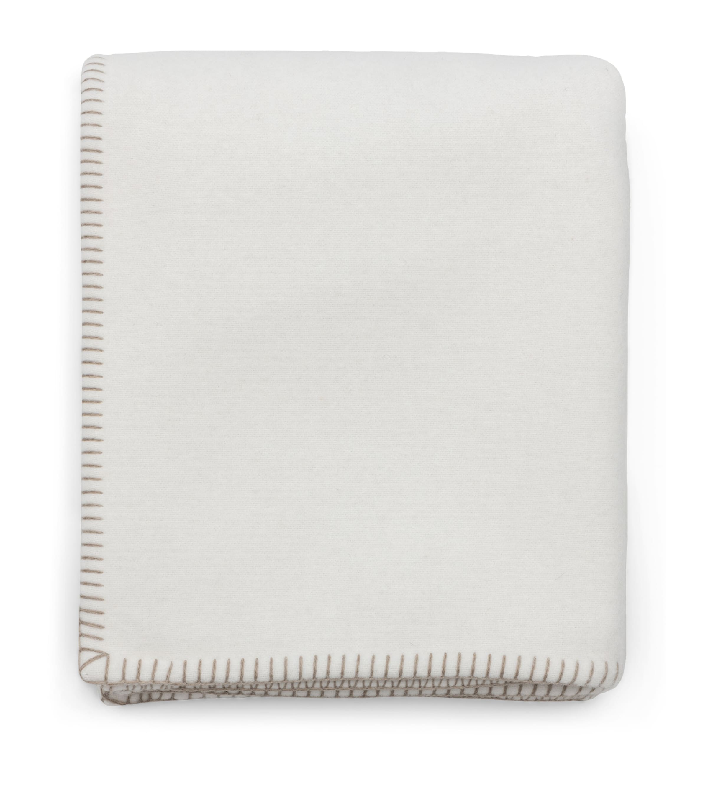 Begg X Co Wool-cashmere Reversible Filt Blanket