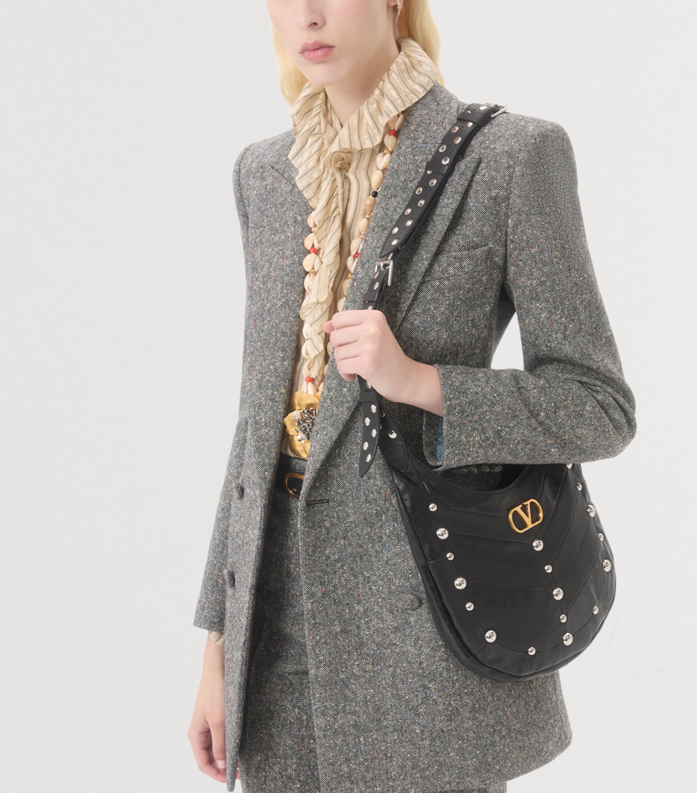 Virgin Wool-Blend Pea Coat 0AN Image 2