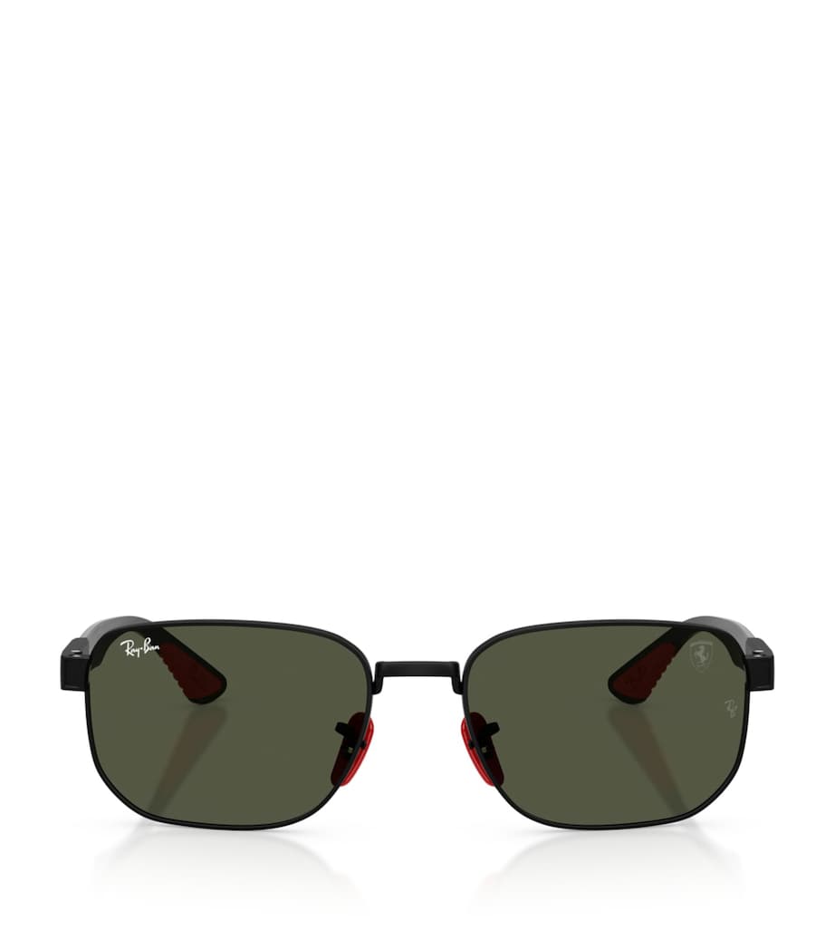 Ray-Ban Scuderia Ferrari Square Sunglasses Black Image 1