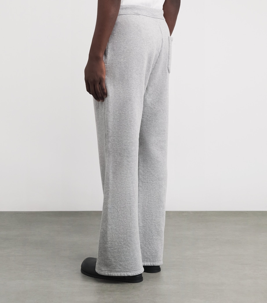 Graphic Straight Sweatpants GRAY Image 4