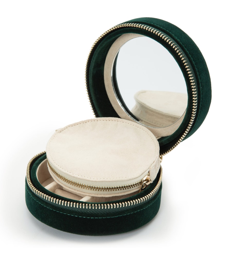 Zoe Travel Jewellery Case GREEN Image 4