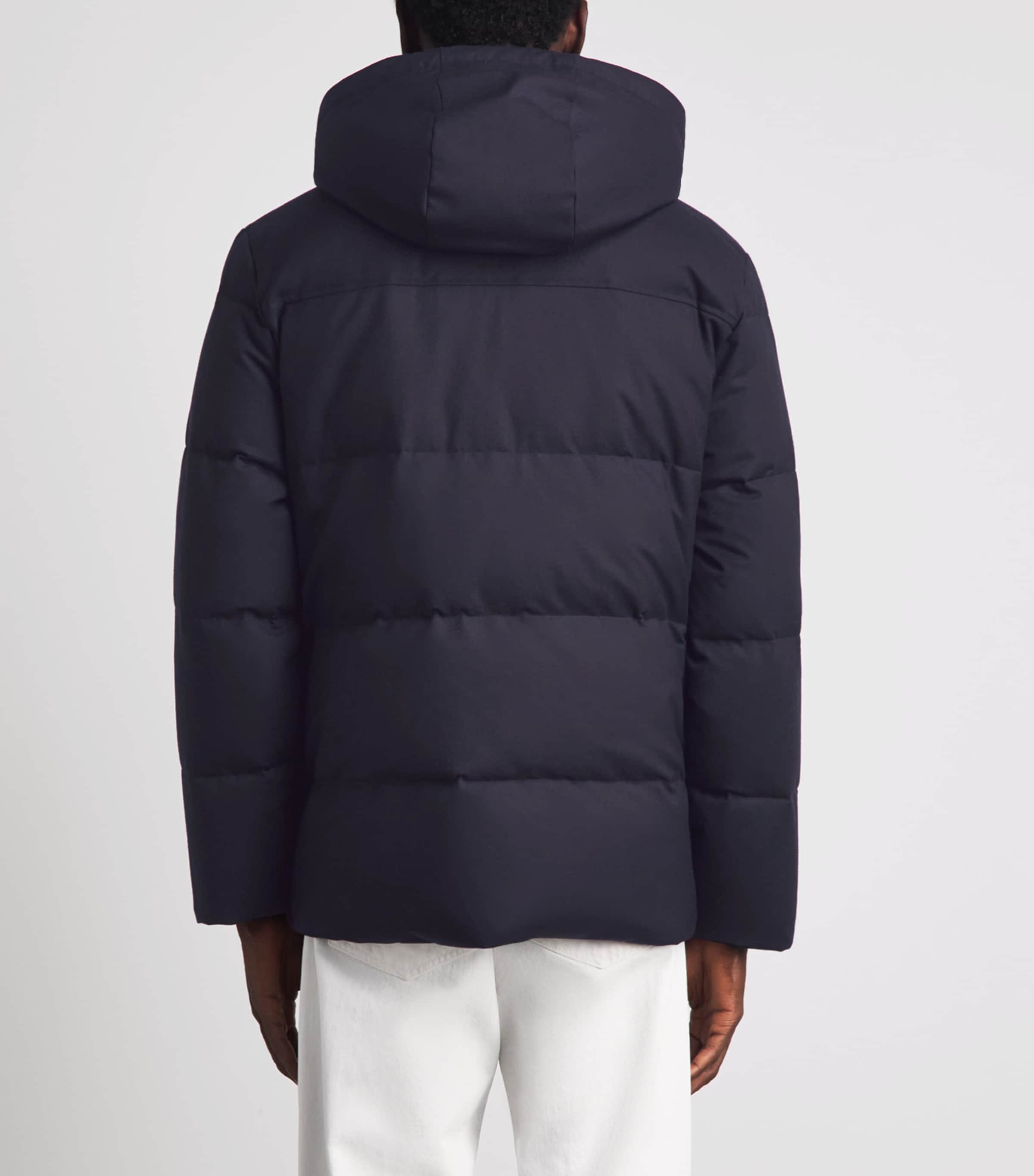 Canali Mens Wool Puffer Jacket Image 5