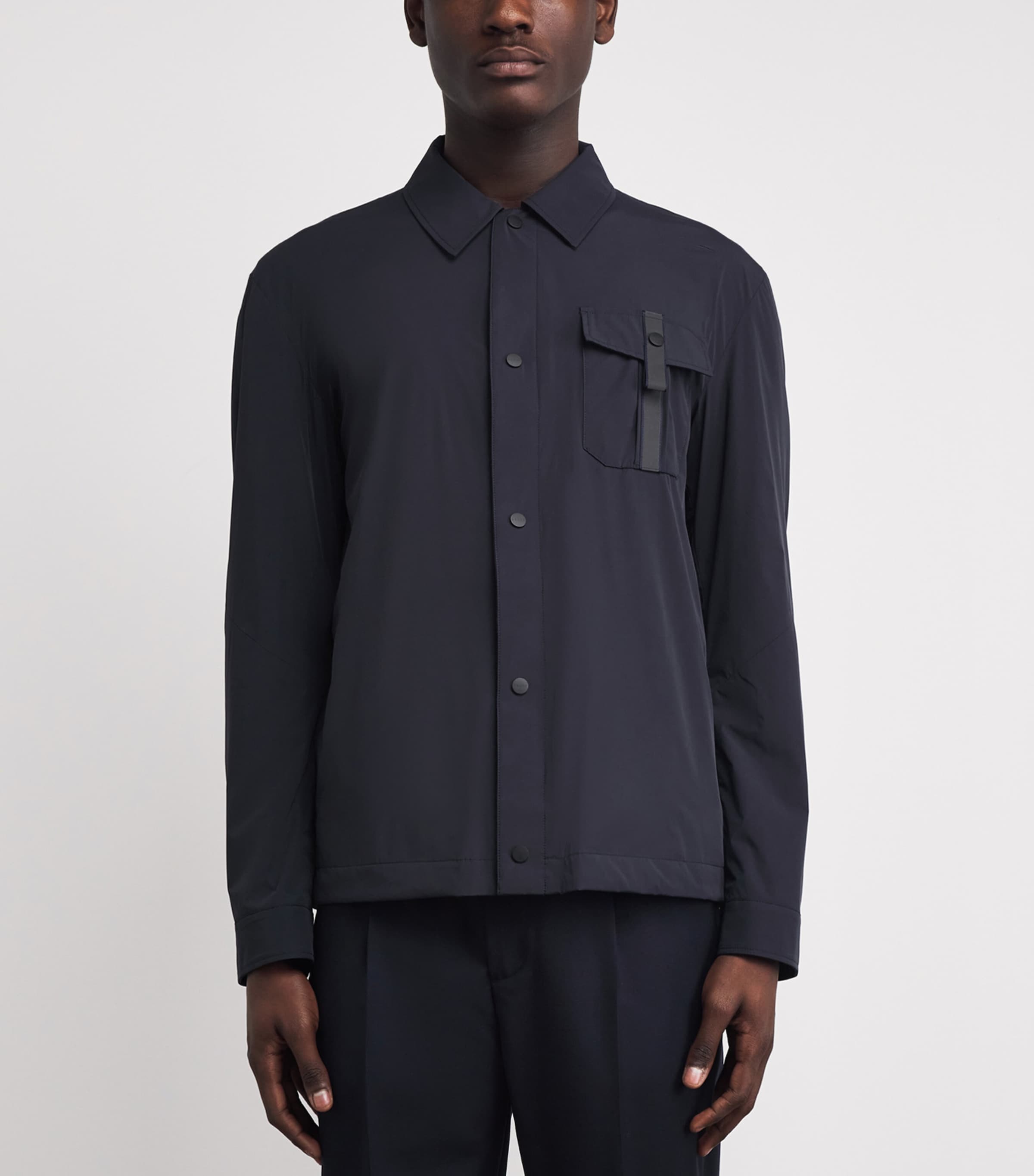 Sease Mens Jib Set Overshirt Dark Blue Image 4