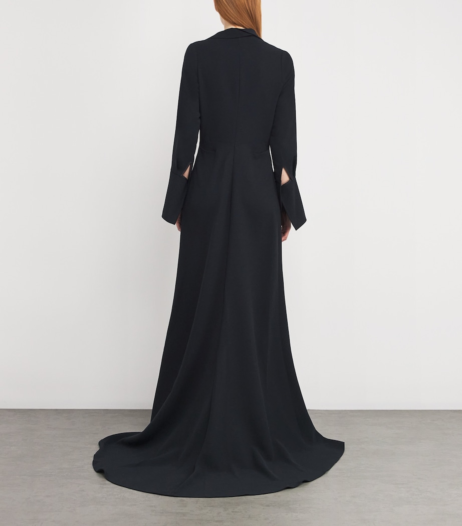 Ruffled Jupiter Gown BLACK Image 3