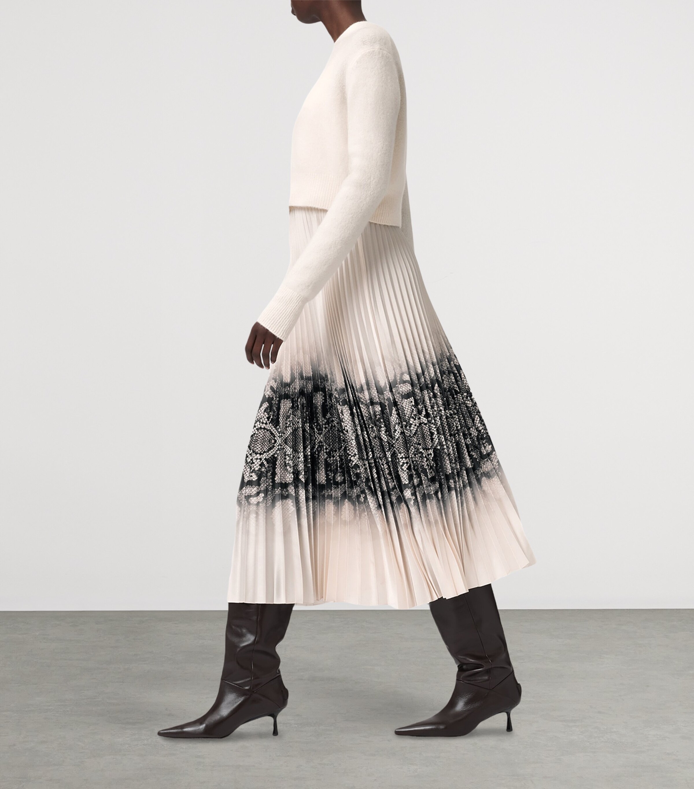 2-In-1 Curtis Midi Dress CHALK WHITE Image 4