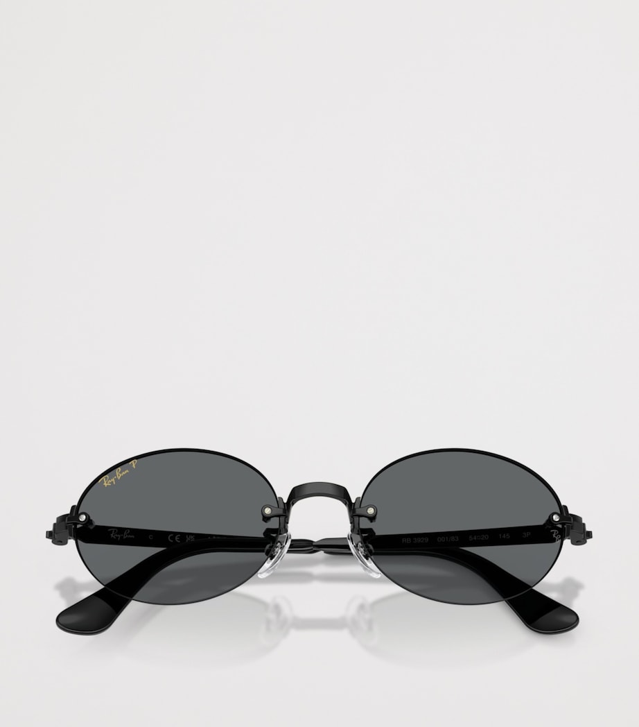 Ray-Ban By A$AP Rocky Oval Sunglasses Black Image 5