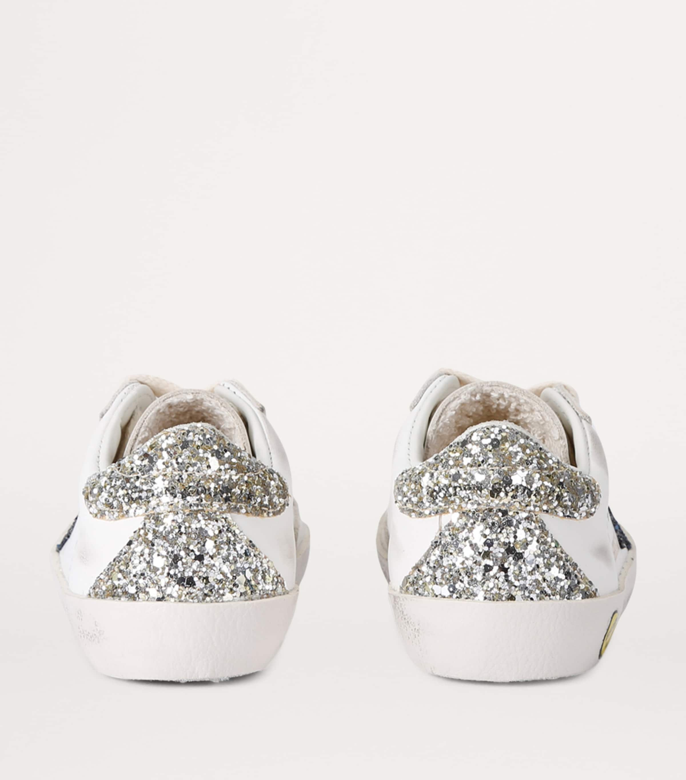 Leather Super-Star Sneakers WHITE/NAVY Image 2