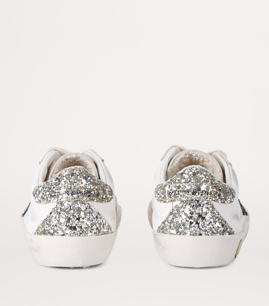 Leather Super-Star Sneakers WHITE/NAVY Image 2