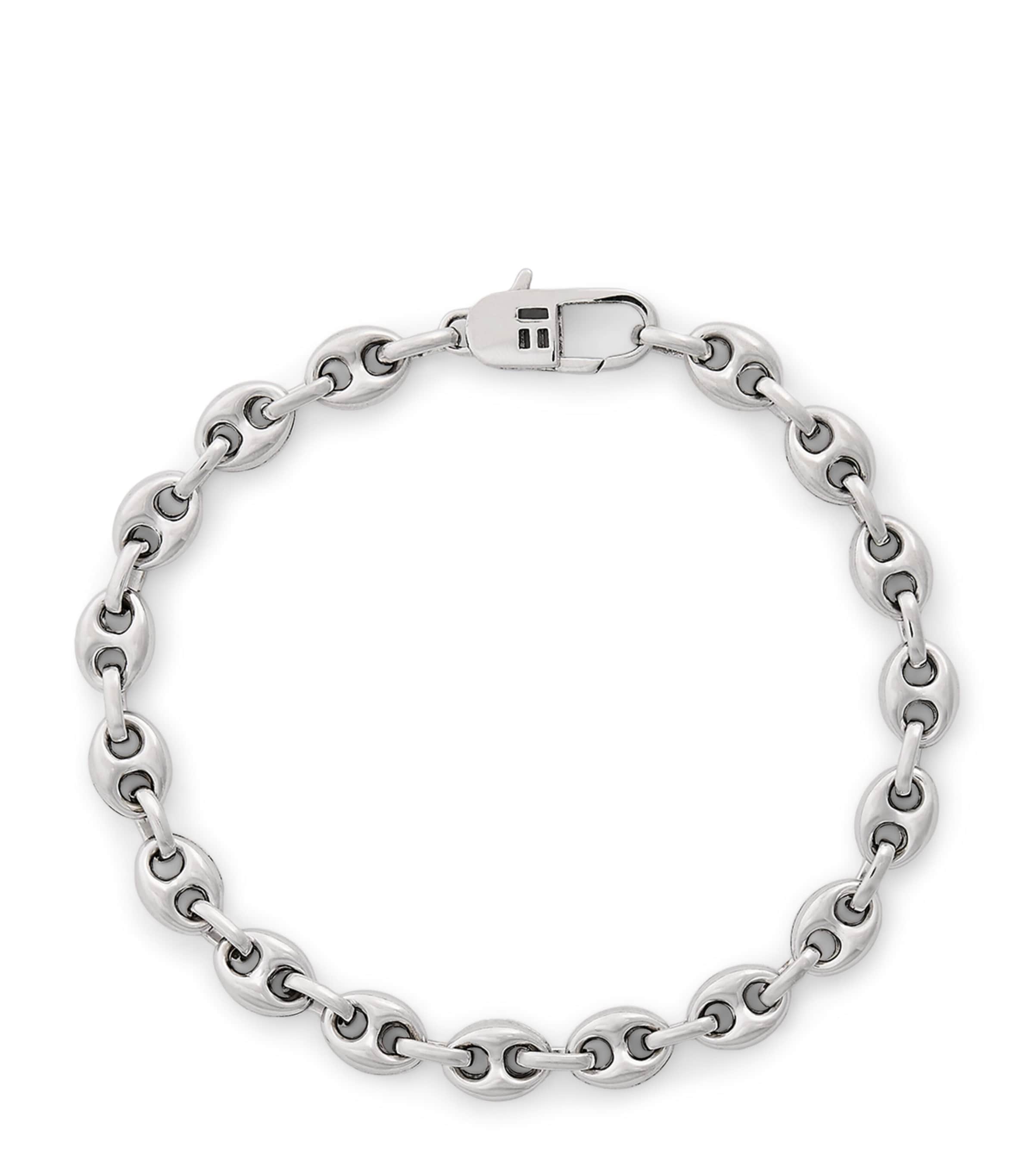 Sterling Silver Marine Link Chain Bracelet SILVER COLOUR Image 1