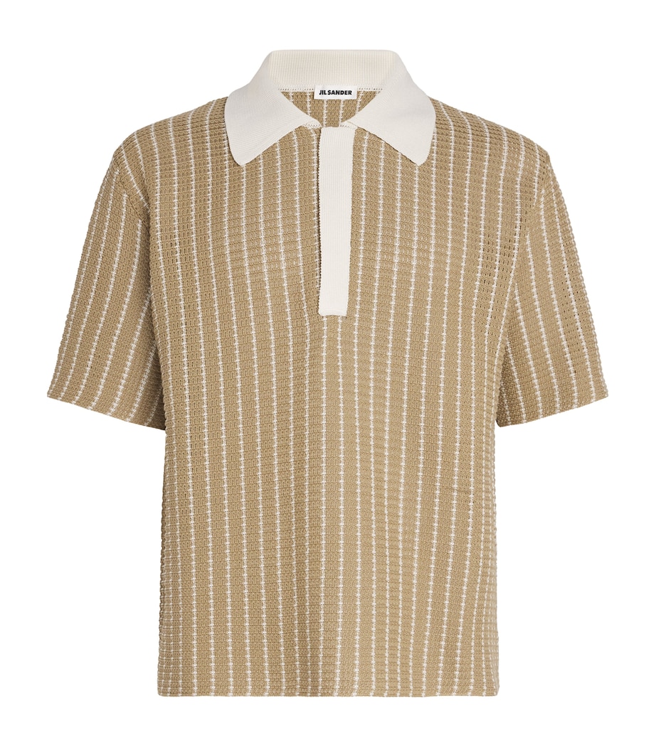 Knitted Polo Shirt 291 DEER Image 1