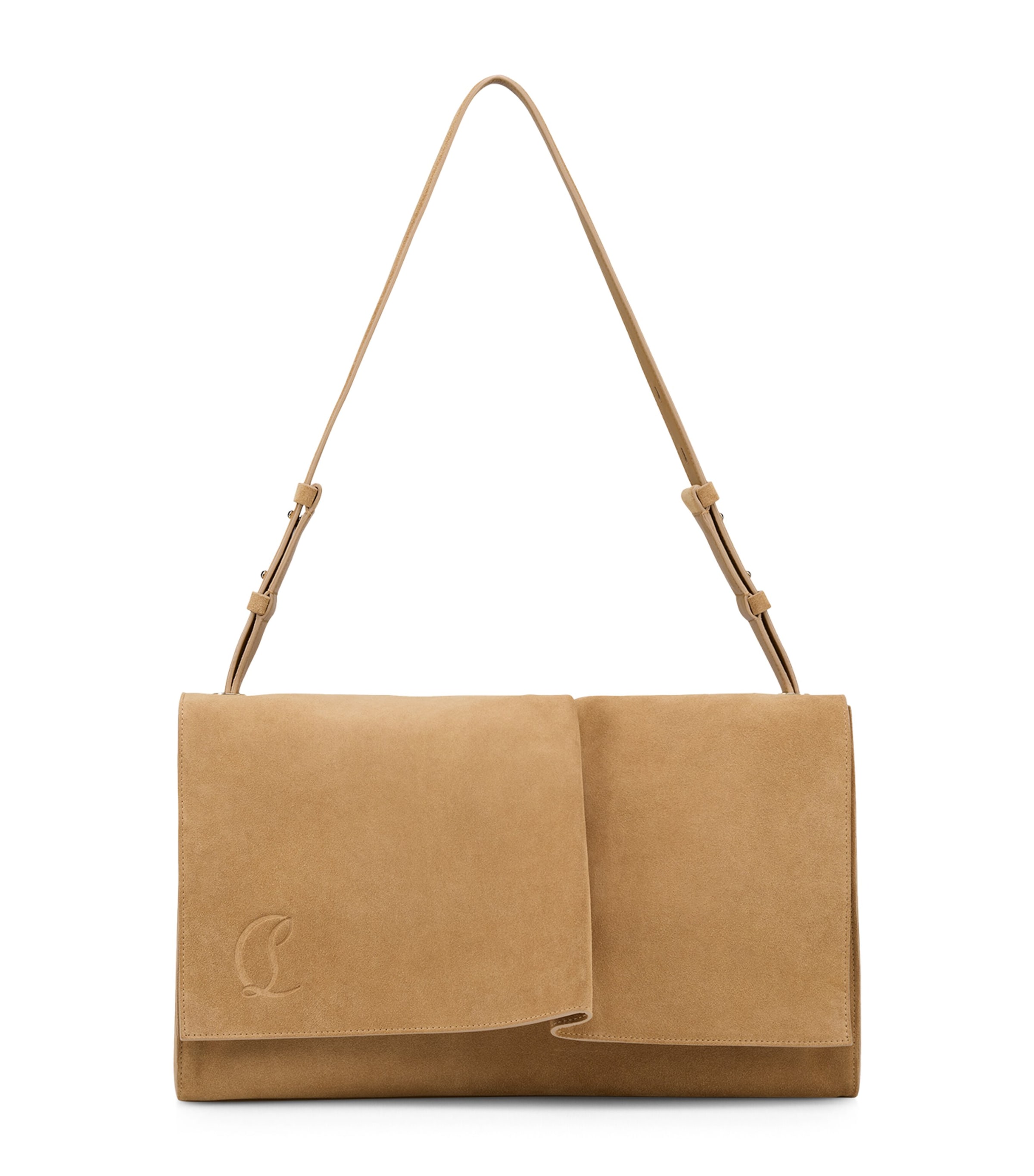 Christian Louboutin Crosta Large Leather Shoulder Bag