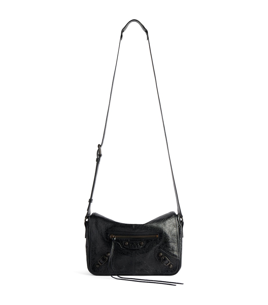 Balenciaga Crinkled Calfskin Le City Messenger Bag Image 1