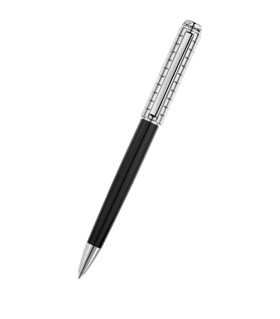 Palladium-Plated Ice Cube Ballpoint Pen BLACK/PALLADIUM Image 1
