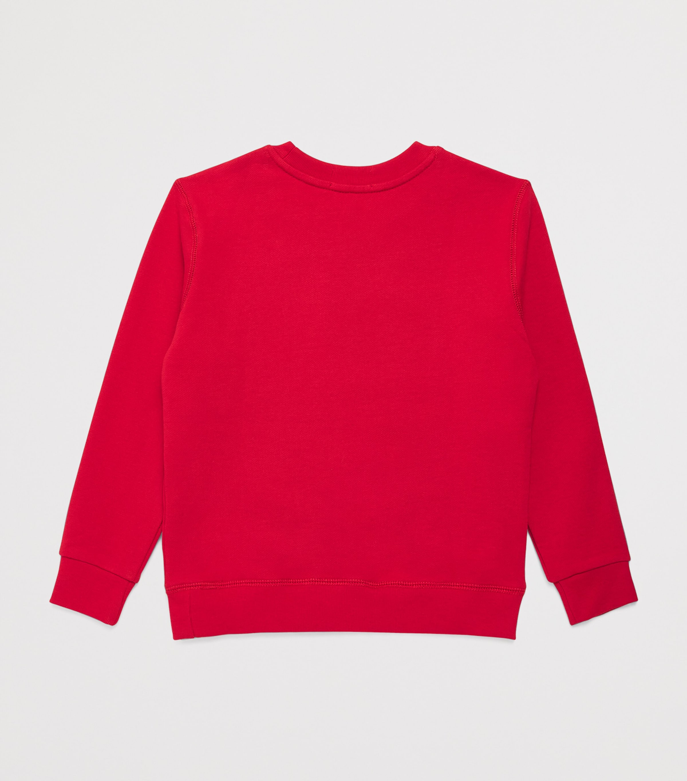 Cotton Polo Bear Sweatshirt (6-14 Years) RED Image 2
