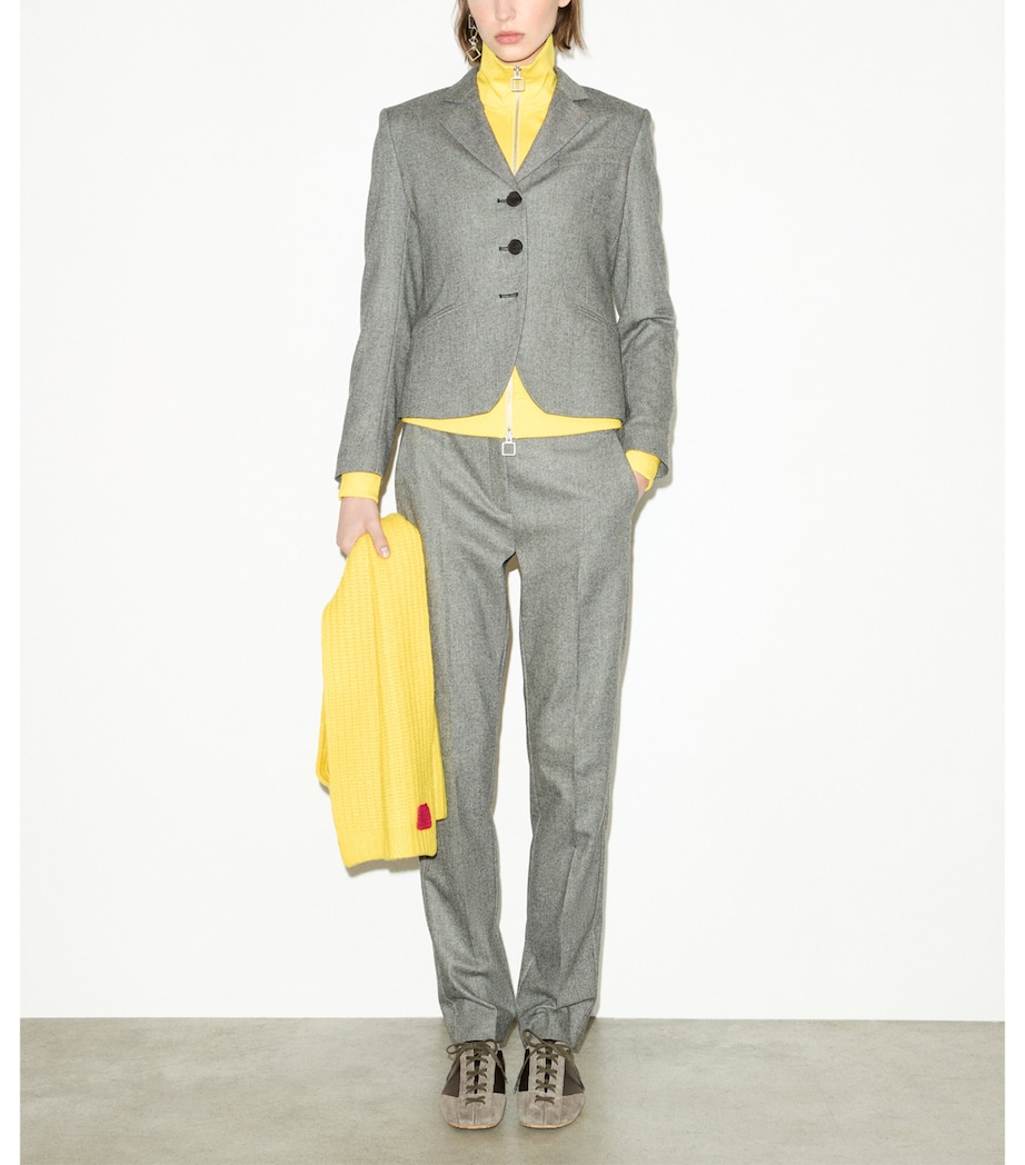 MAX&Co. Womens Button-Up Cropped Jacket Black Image 6