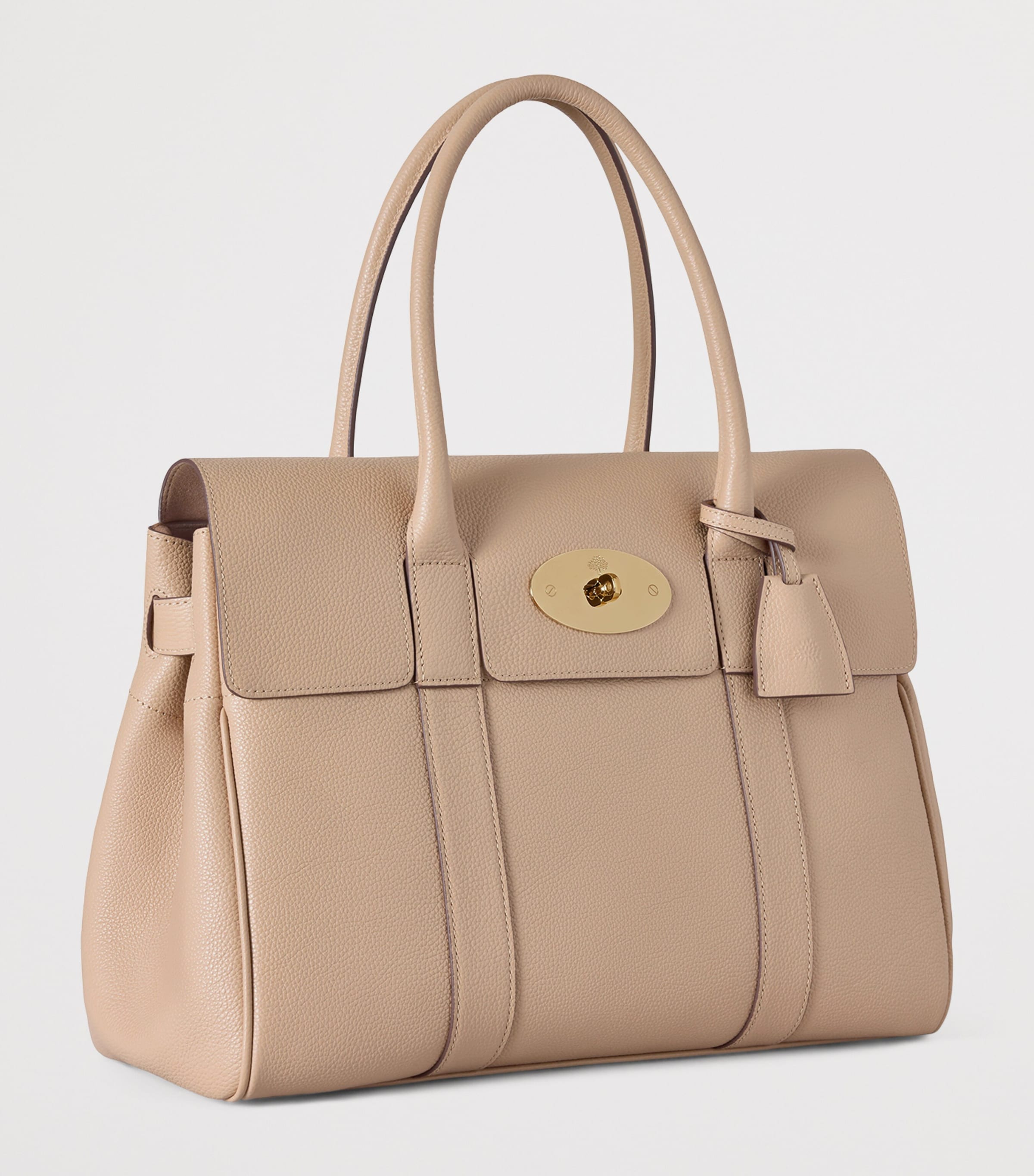 Small Leather Bayswater Shoulder Bag CRUMPET Image 2