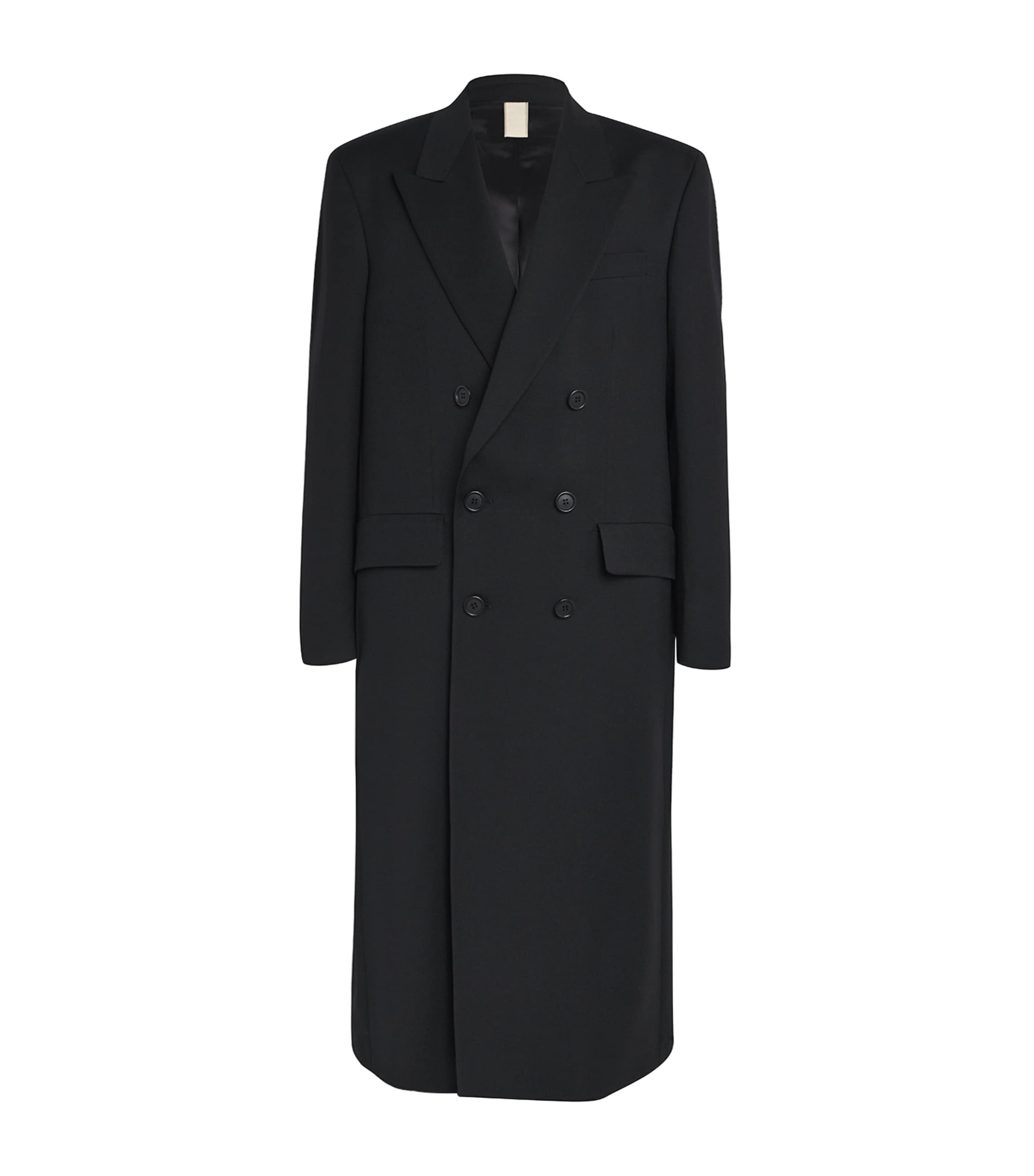 Sunflower Virgin Wool Double-Breasted Overcoat | Harrods US