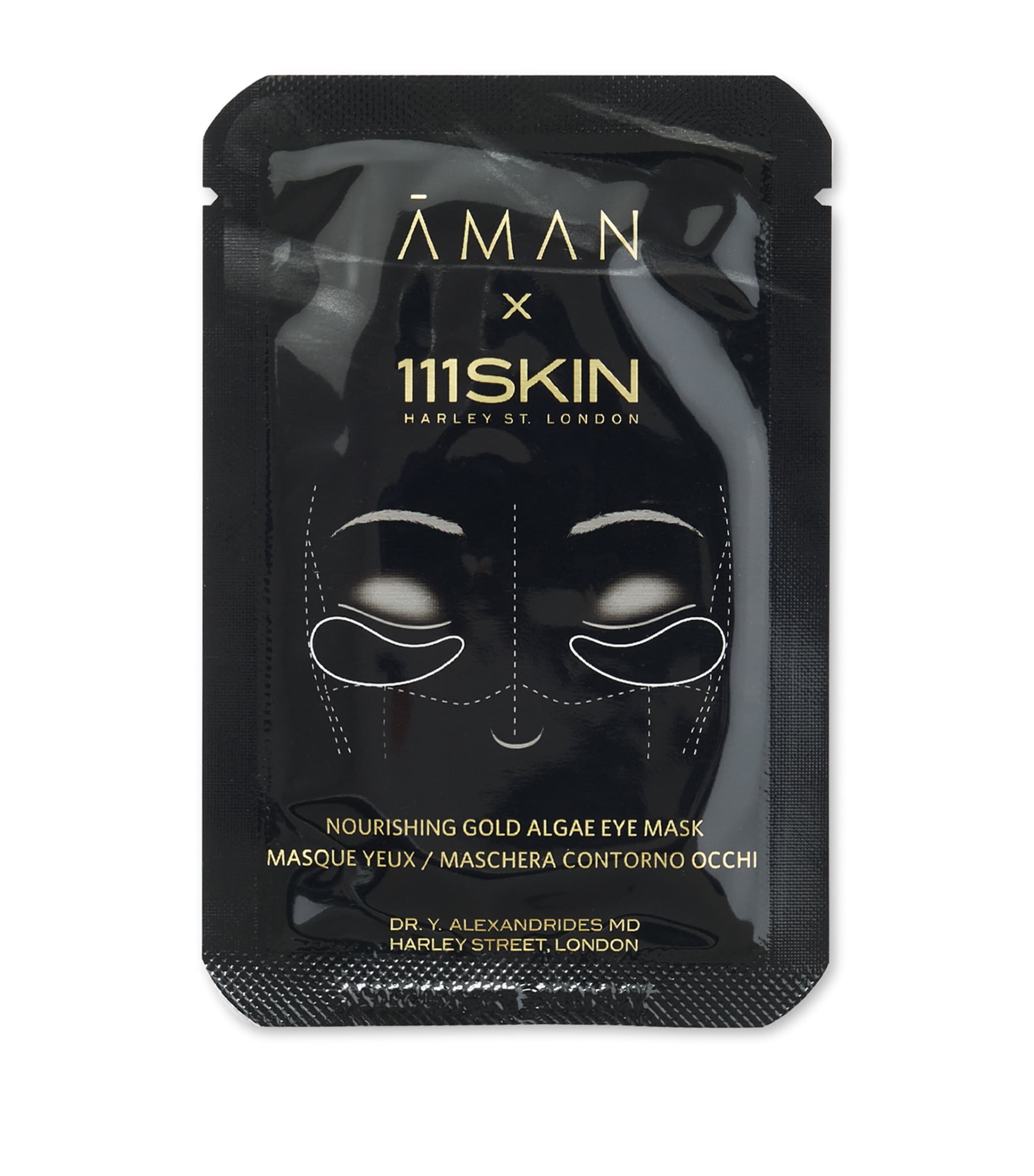 AMAN x 111SKIN Nourishing Gold Algae Eye Mask (8 x 6ml) | Skincare | Face Masks | Sheet Masks | Designers | Aman AMAN x 111SKIN Nourishing Gold Algae Eye Mask (8 x 6ml) | Skincare | Face Masks | Sheet Masks | Designers | Aman