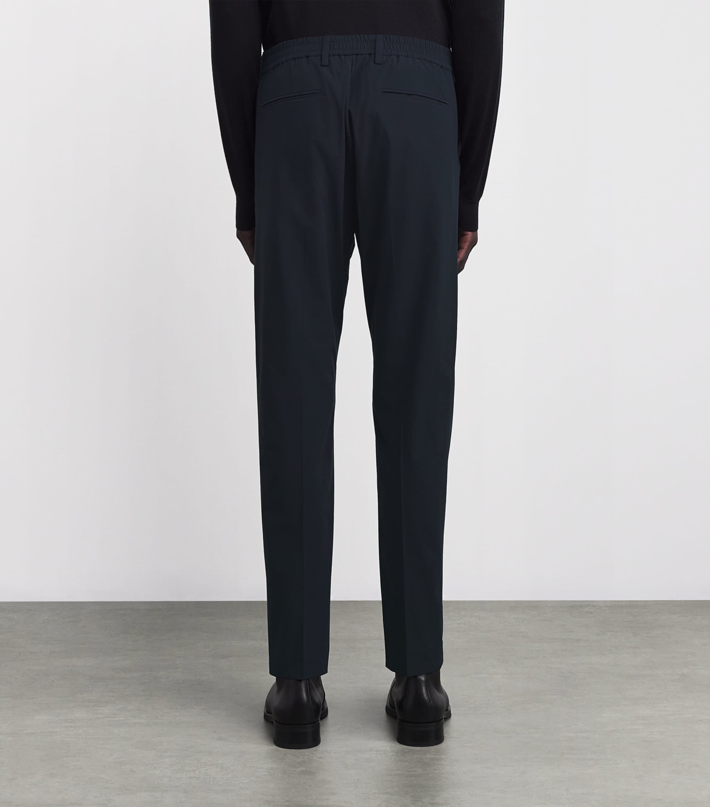 Water-Repellent Trousers 49_VERY DARK NAVY Image 4