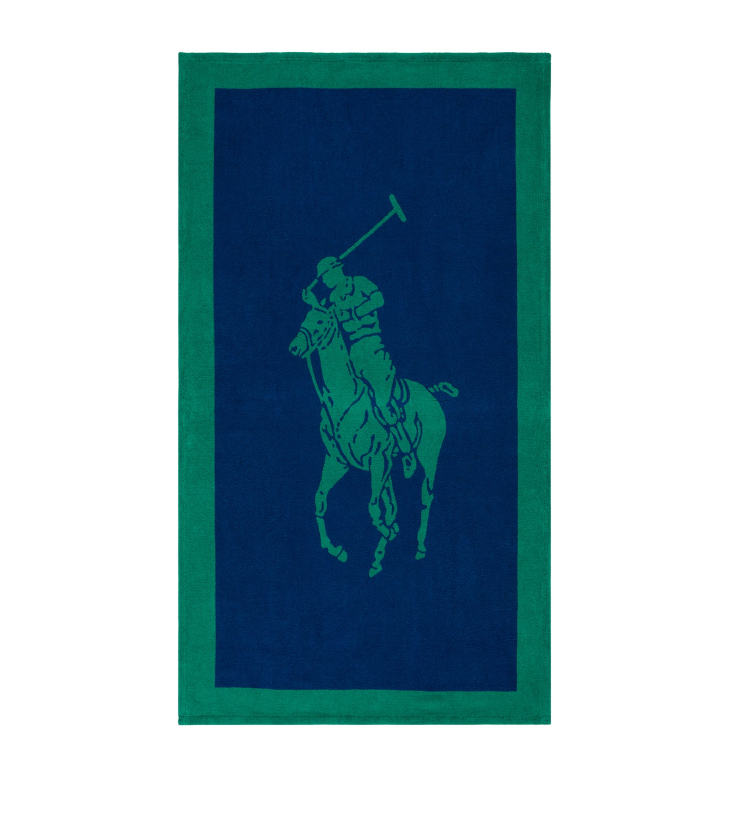 Polo Ralph Lauren Polo Jacquard Bath Towel In Navy