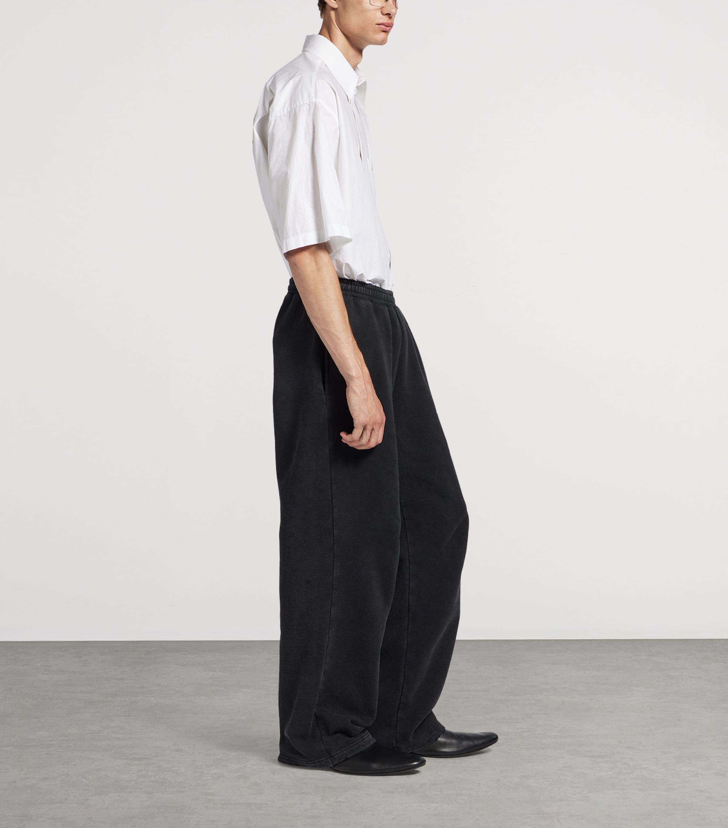 Cotton Masking Tape Logo Sweatpants 1041 Image 4