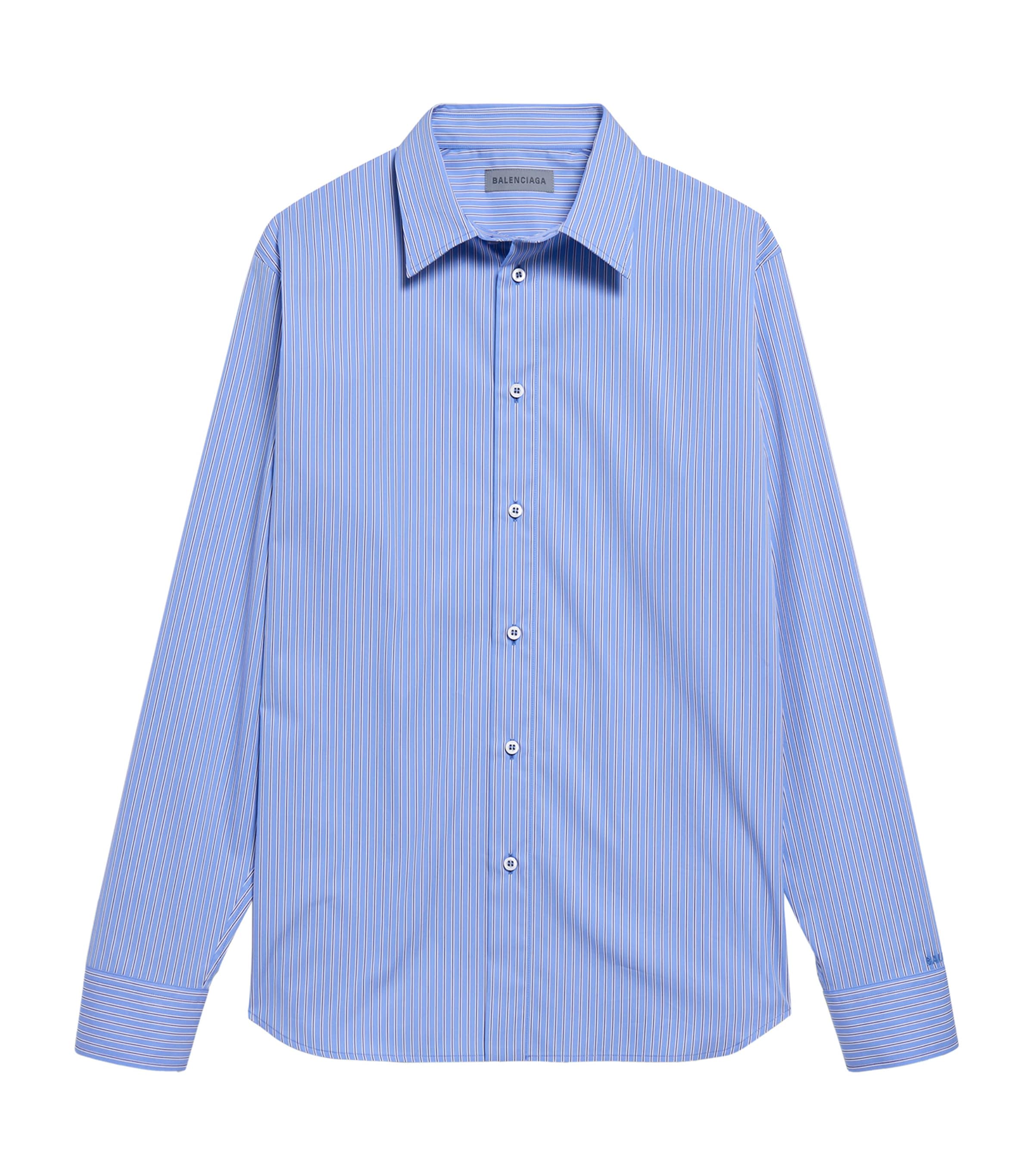 Balenciaga Womens Cotton Stripe Shirt Image 1