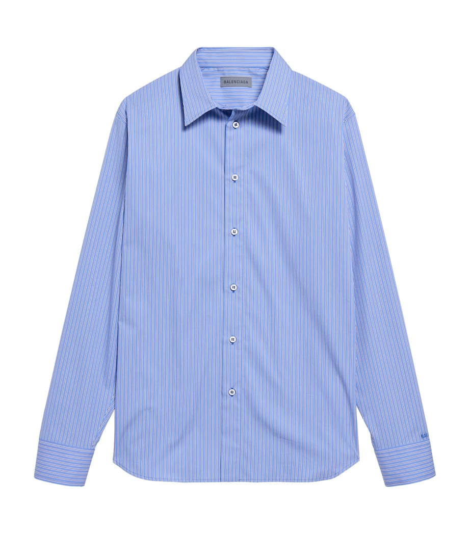 Balenciaga Womens Cotton Stripe Shirt Image 1
