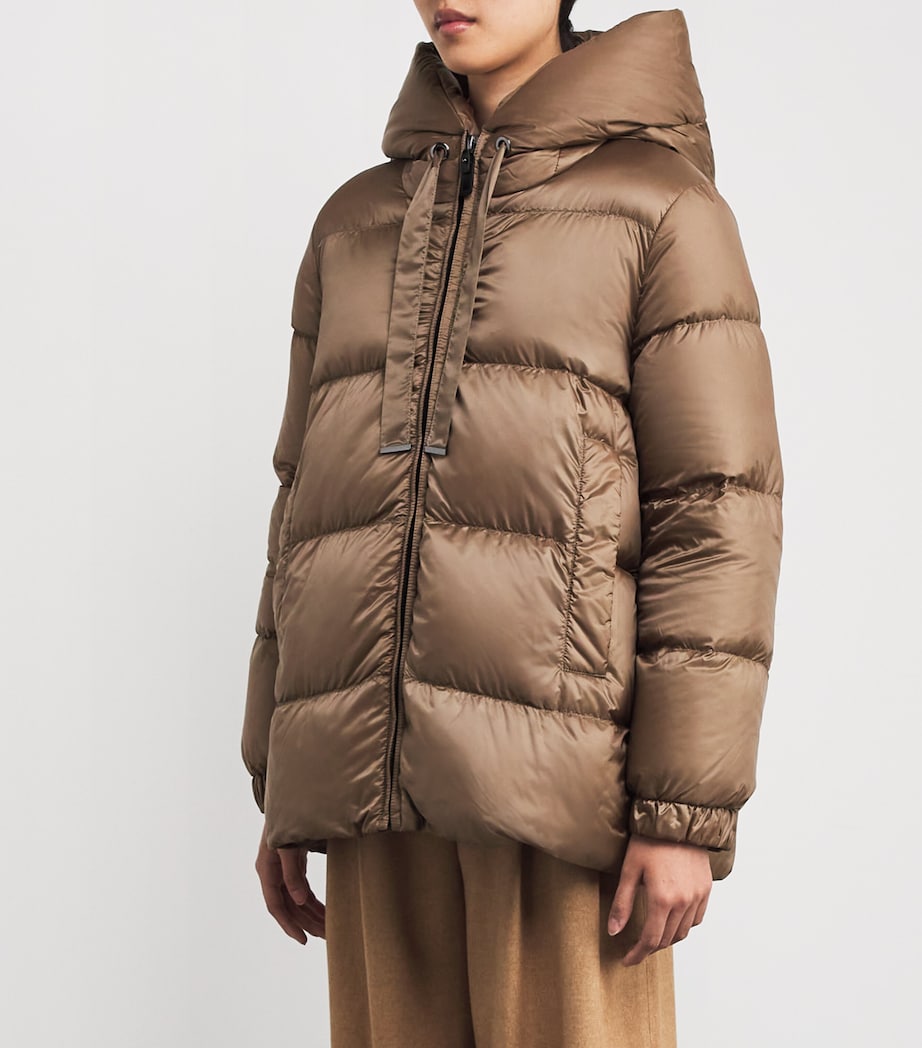 The Cube Quilted Jacket BROWN Image 3